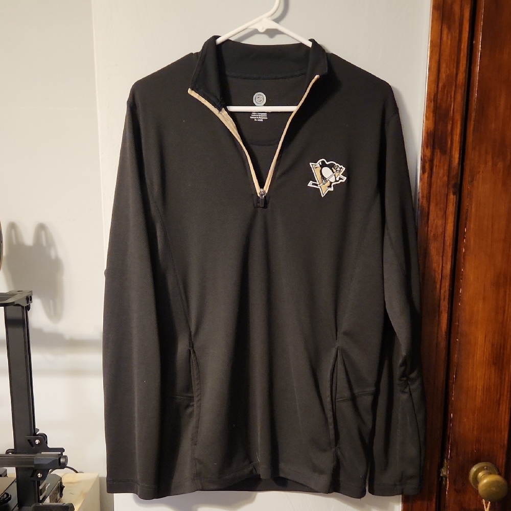 NHL Pittsburgh Penguins Black Apparel with Official Logo